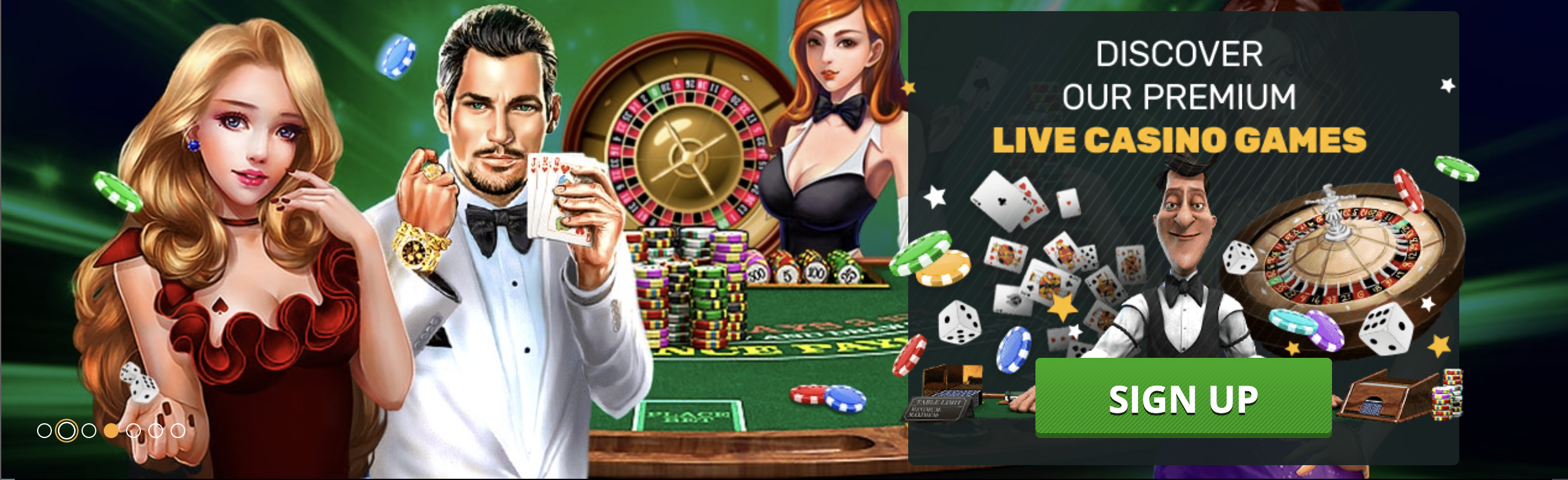 Poker table background