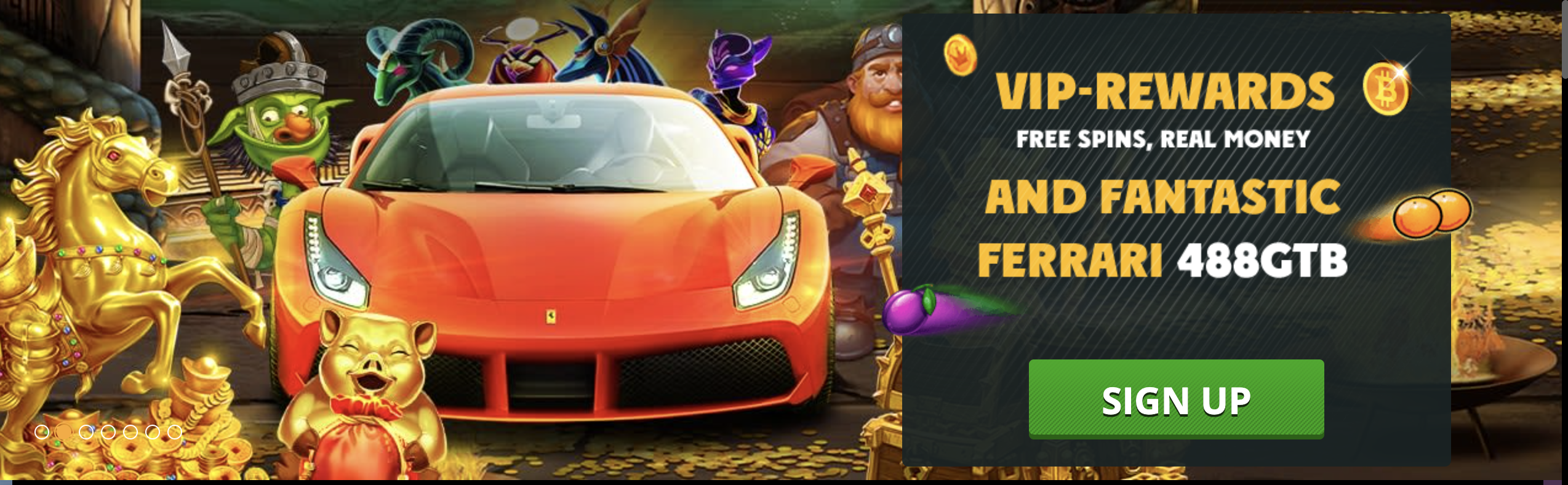 casino action background